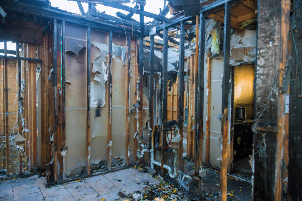 Professional Emergency Fire Cleanup technician working in Willard, UT